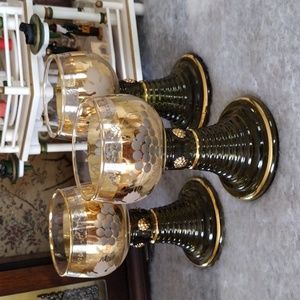 Set 3 Bavarian Wine Glasses